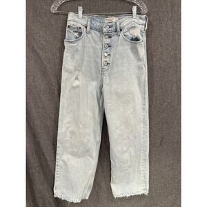 Abercrombie & Fitch Light Blue Straight Leg Jeans